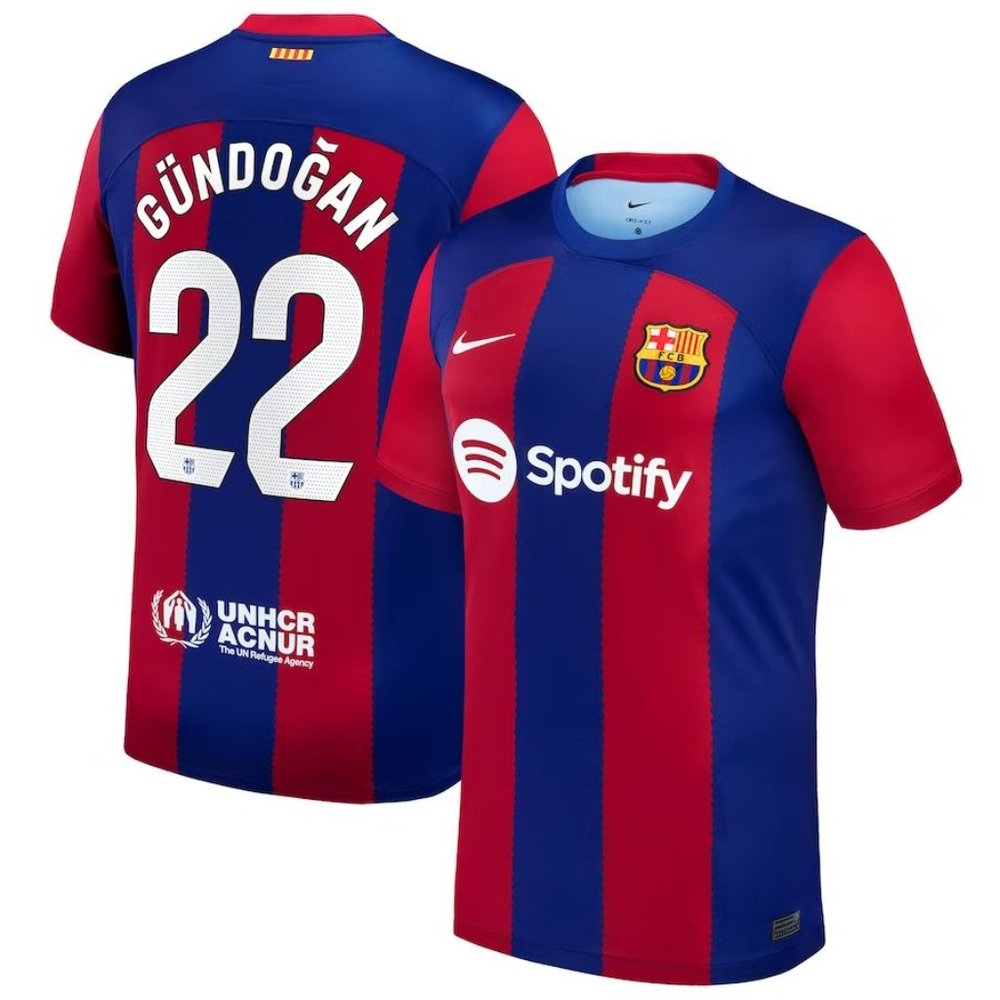 Barcelona FC Ilkay Gündogan 2023-24 Home Jersey